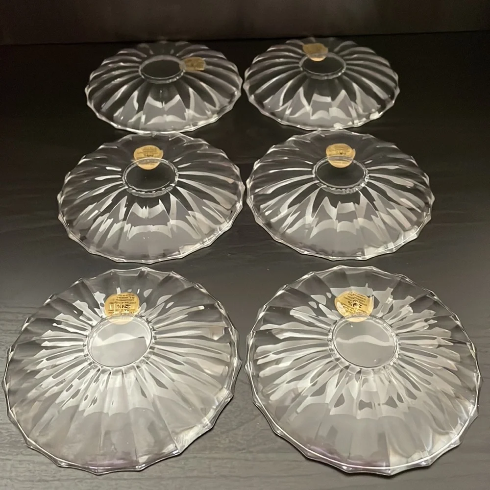 Royal Crystal Rock Cup and Saucer (Set of 6)